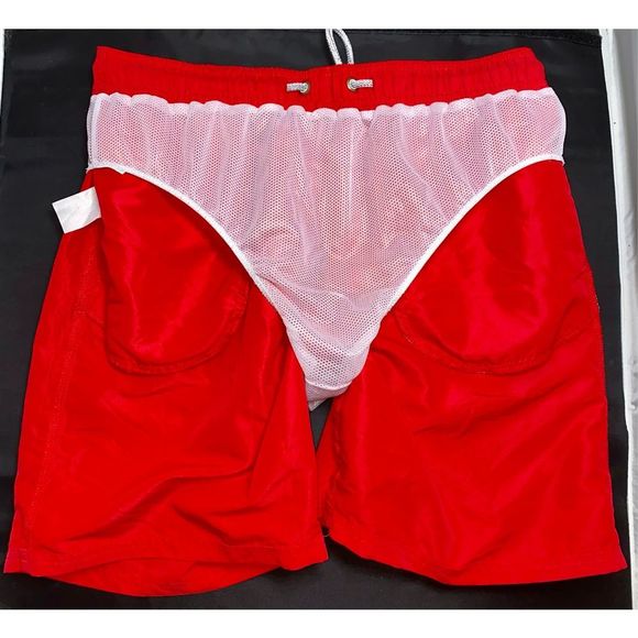 Fashion Beach Pants Men Loose Large Size Cotton Letters Printed Blue Five-Point - Picture 10 of 12